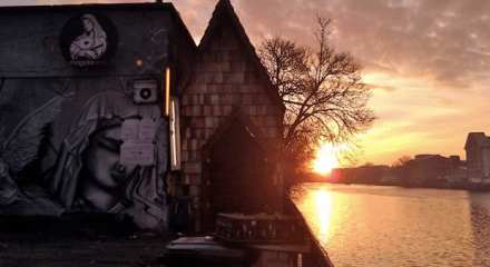 Sonnenaufgang an der Spree